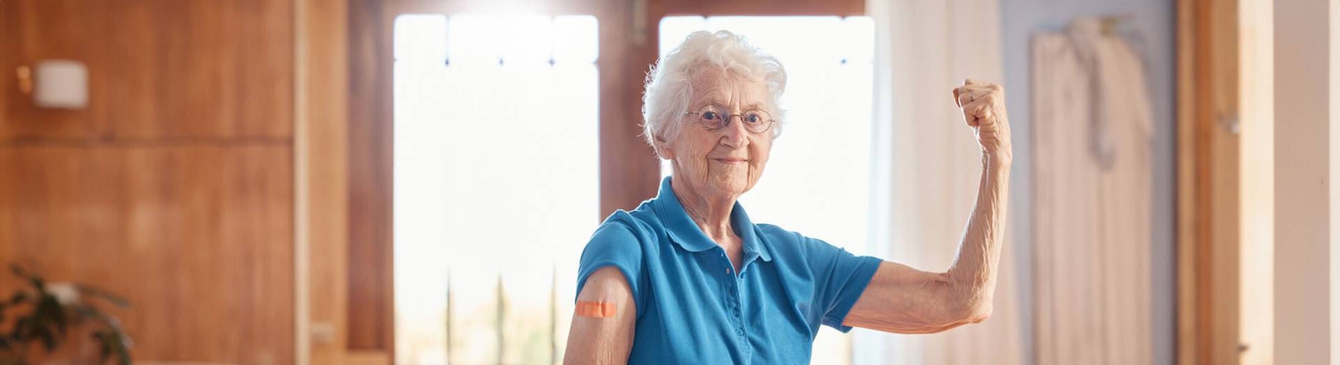 Free homebound vaccinations vaccinated woman