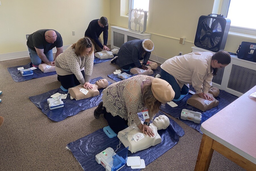 hands-only CPR training